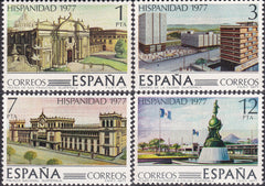 Timbre Spania MNH 1977 Cladiri