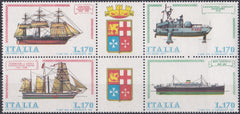 Timbru Italia 1977 Nave și marină