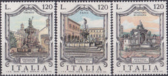 Timbru Italia 1978 Arhitectură - fântâni