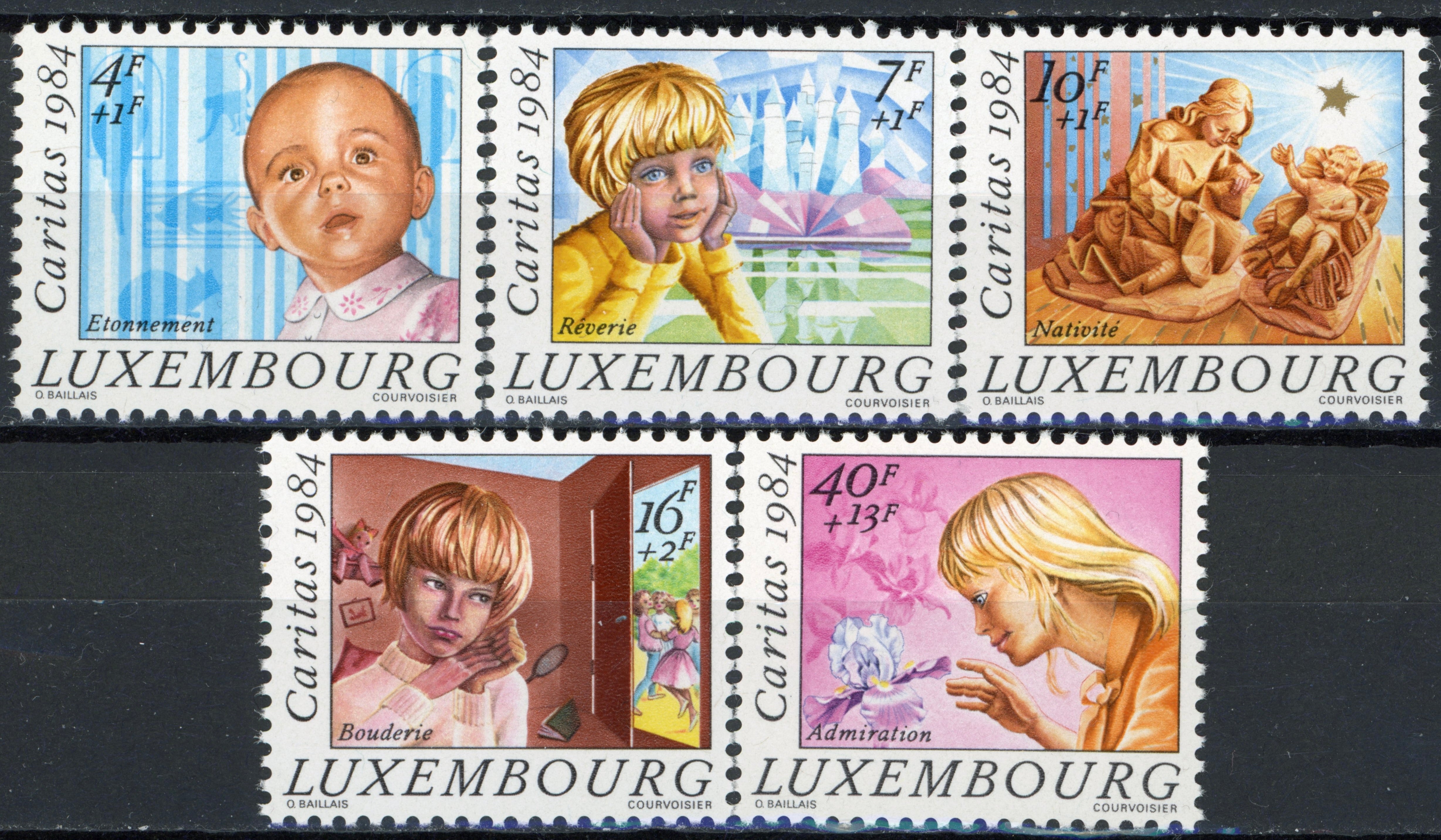 Timbru Luxemburg 1984 MNH - Caritate