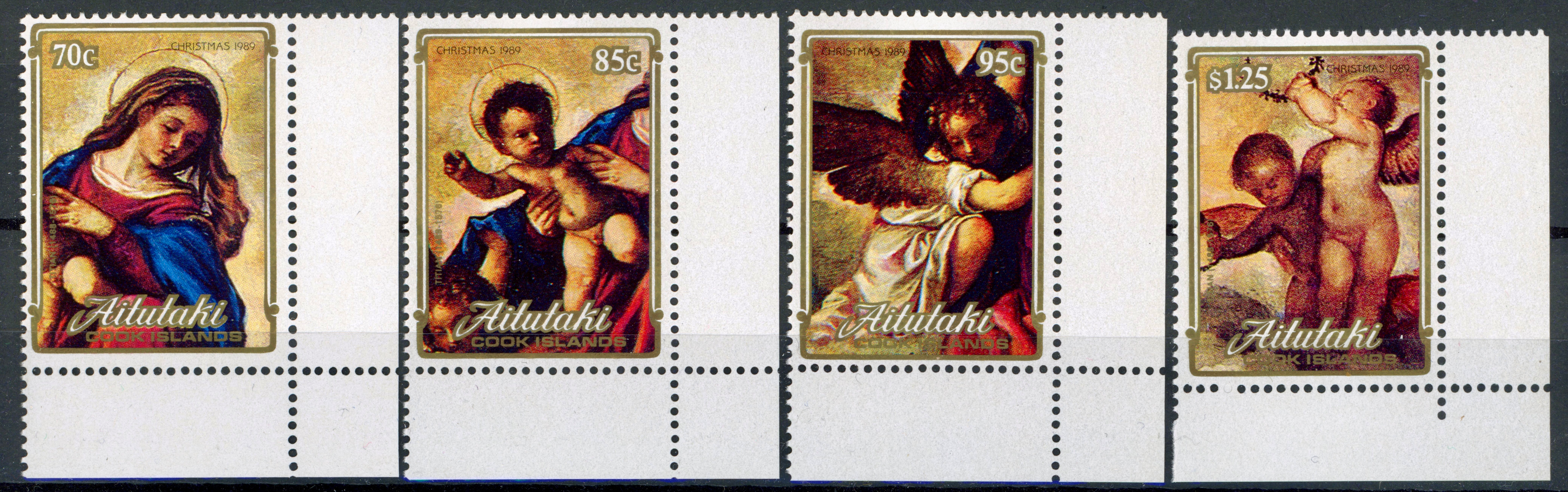 Timbru Aitutaki 1989 MNH - Arta