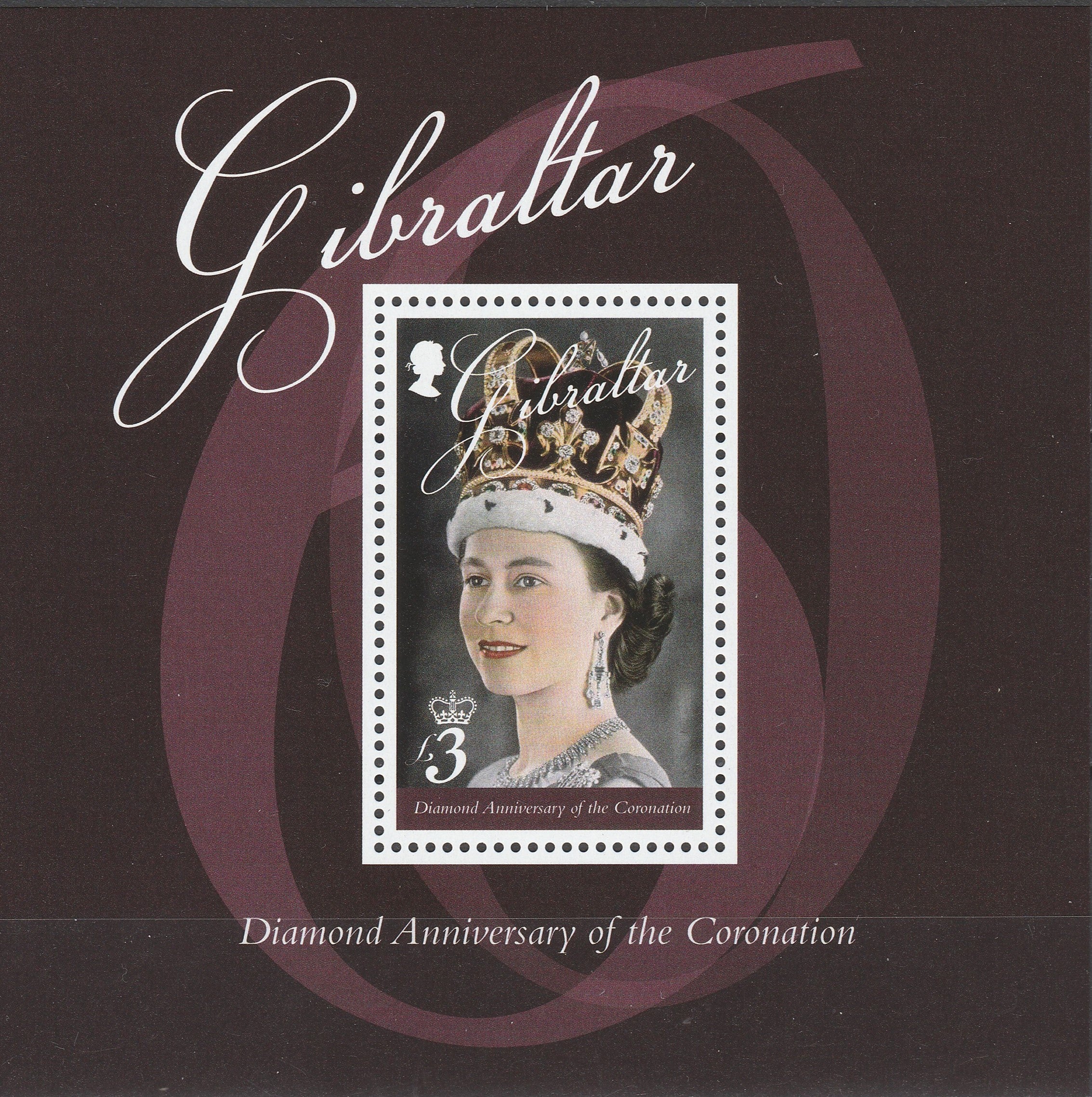 Timbru Gibraltar 2013 MNH - Familia Regala