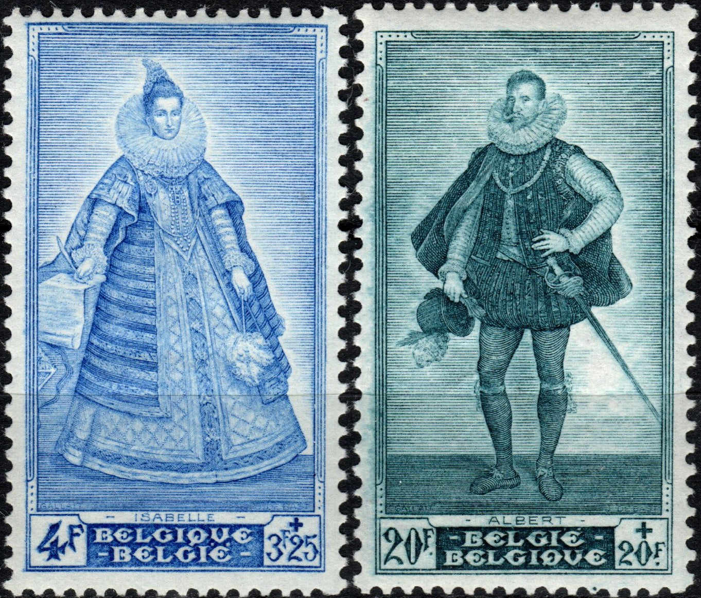 Timbru Belgia 1948 MNH - Istorie