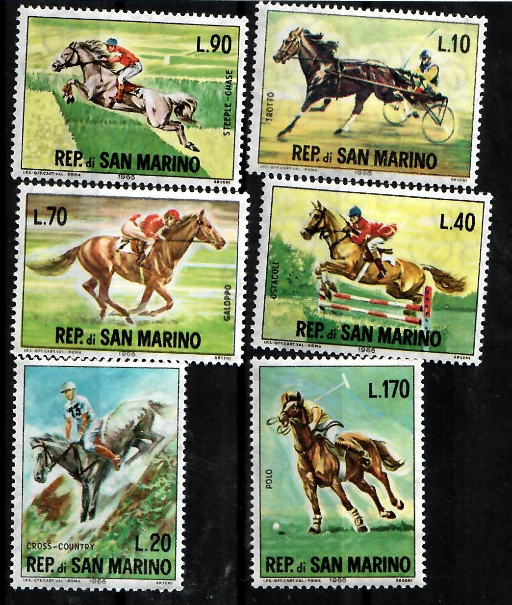 Timbre San Marino MNH 1966 Sport