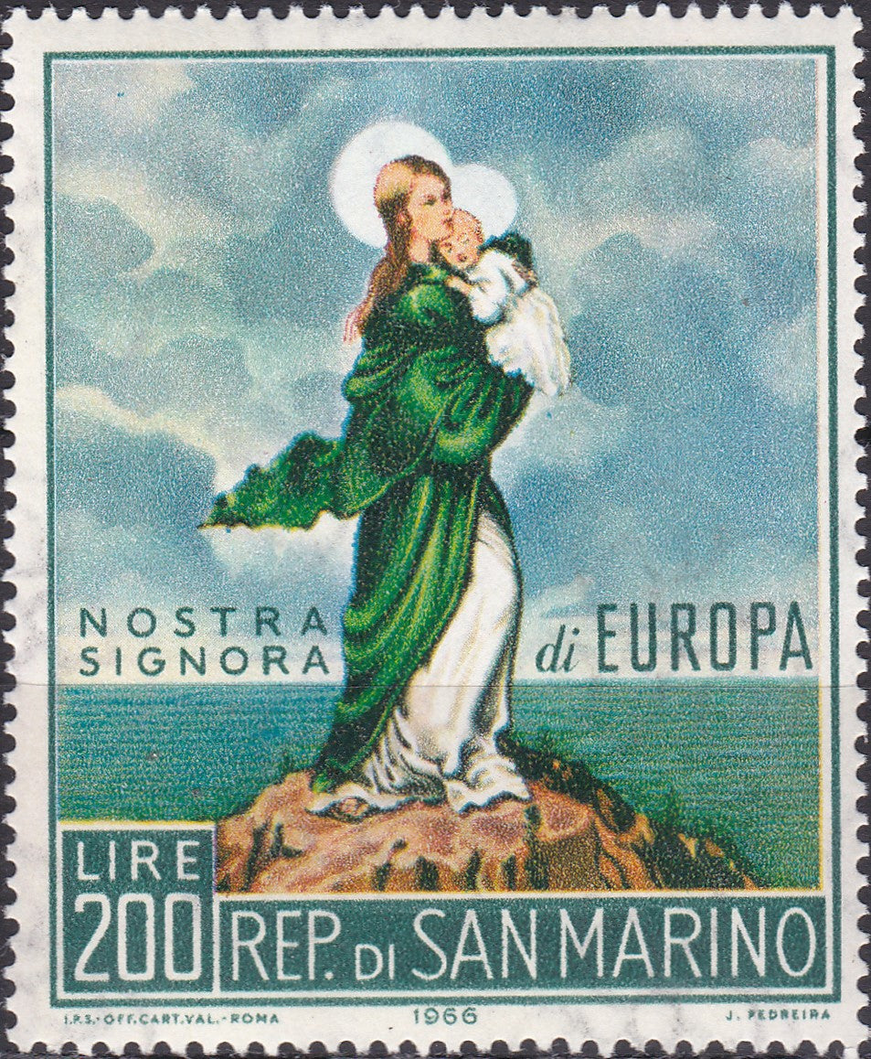 Timbre San Marino MNH 1966 Personalități