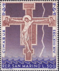 Timbre San Marino MNH 1967 Religie