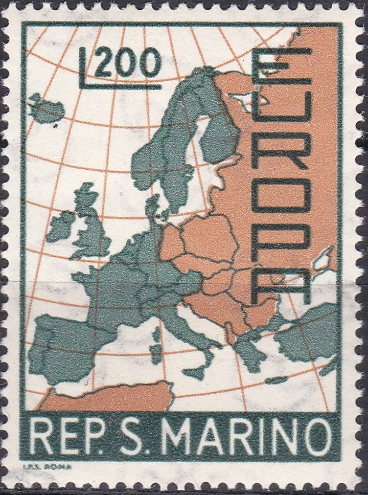 Timbre San Marino MNH 1967 Istorie