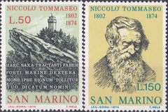 Timbre San Marino MNH 1974 Personalități
