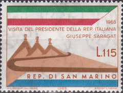 Timbre San Marino MNH 1965 Istorie