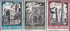 Timbre San Marino MNH 1961 Construcții