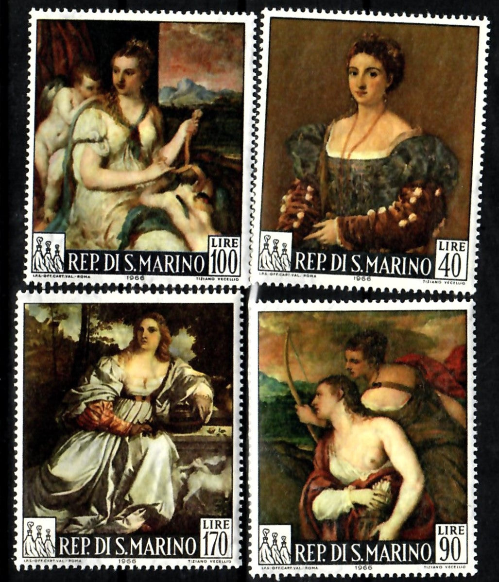 Timbre San Marino MNH 1966 Artă