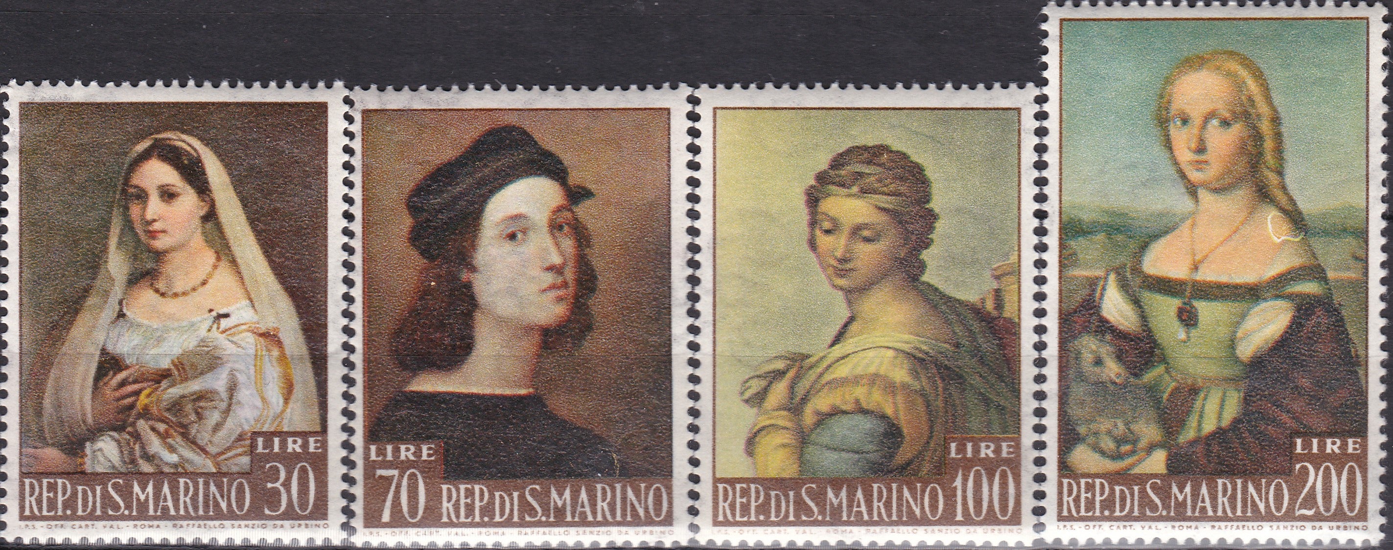 Timbre San Marino MNH 1963 Personalități