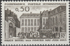 Timbru Franța 1963 MNH - Prima Conferință Poștală Internațională – Paris 1863 (SKU R1CLS8FRA10)