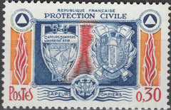 Timbru Franța 1964 MNH - Protecția Civilă – Pompieri (SKU R1CLS8FRA23)