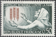 Timbru Franța 1963 MNH - Campagne mondiale contre la faim (SKU R1CLS8FRA7)