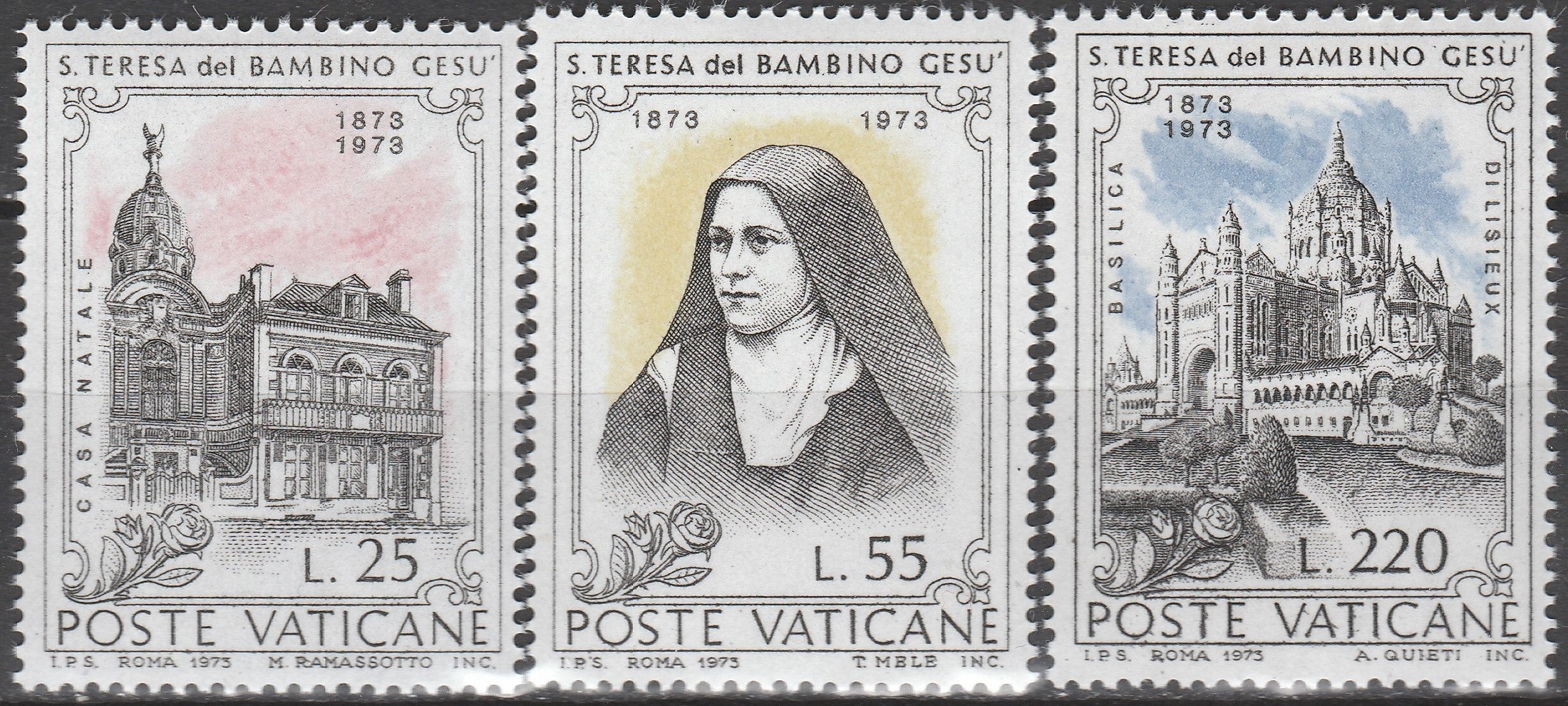 Timbre Vatican MNH 1973 Religie