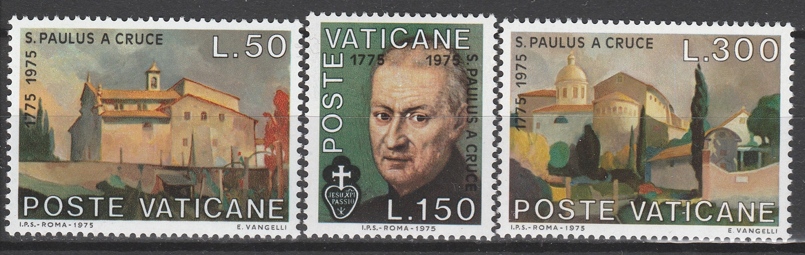 Timbre Vatican MNH 1975 Istorie