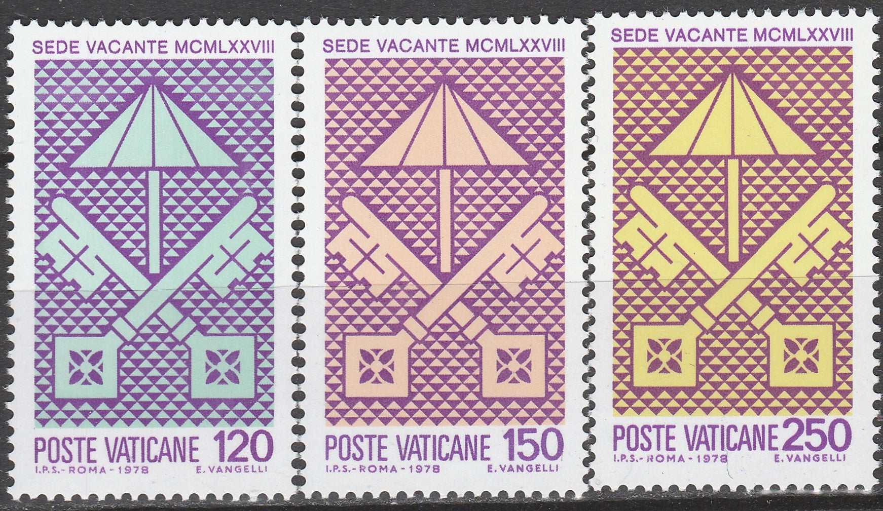 Timbre Vatican MNH 1978 Istorie