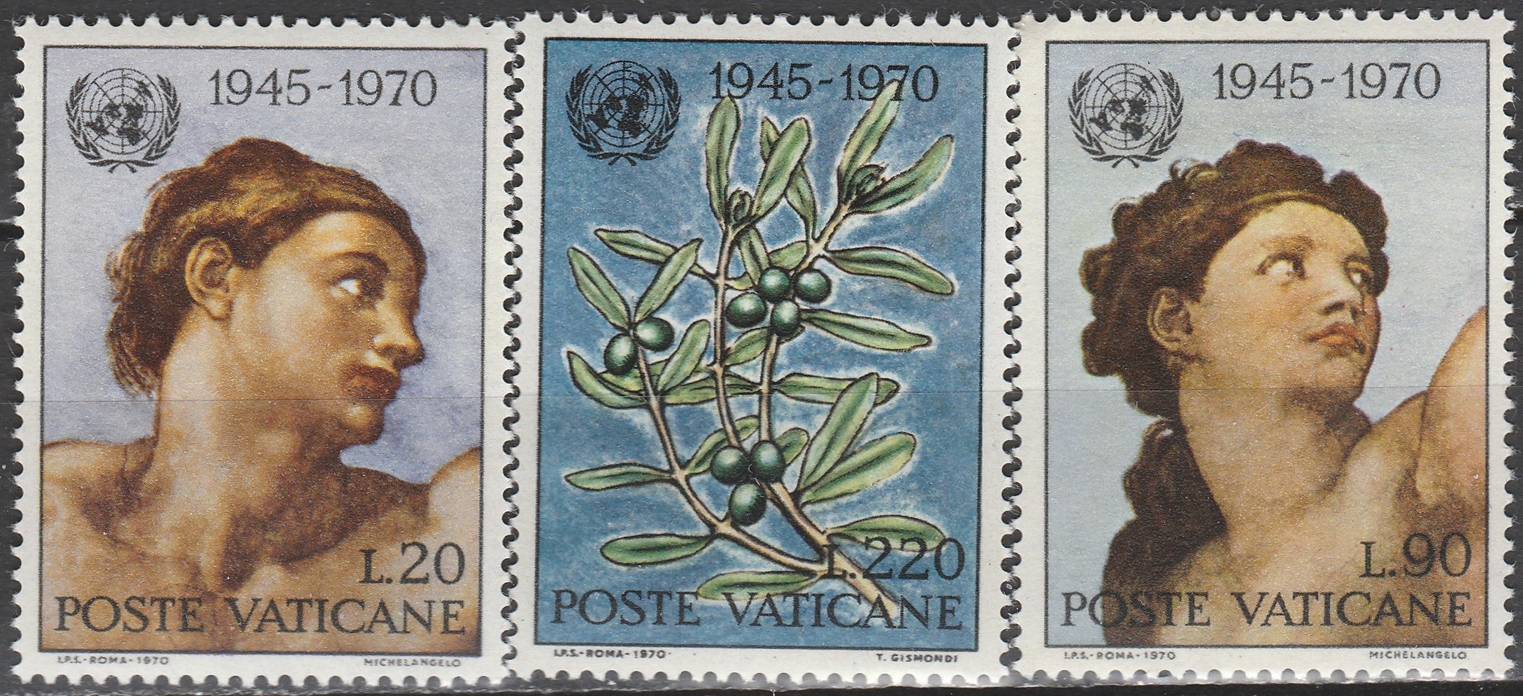 Timbre Vatican MNH 1970 Religie