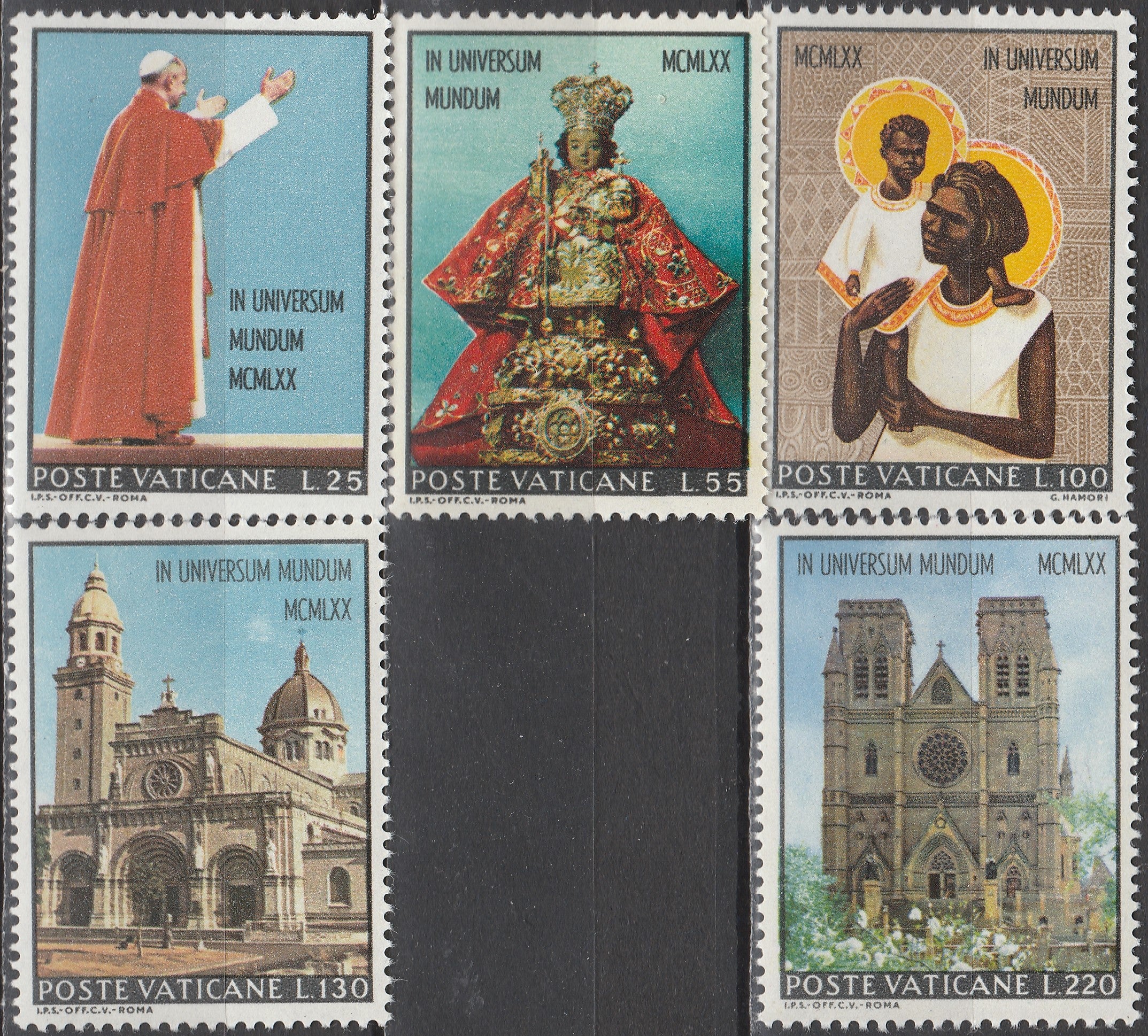 Timbre Vatican MNH 1970 Religie