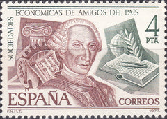 Timbre Spania MNH 1977  Personaje