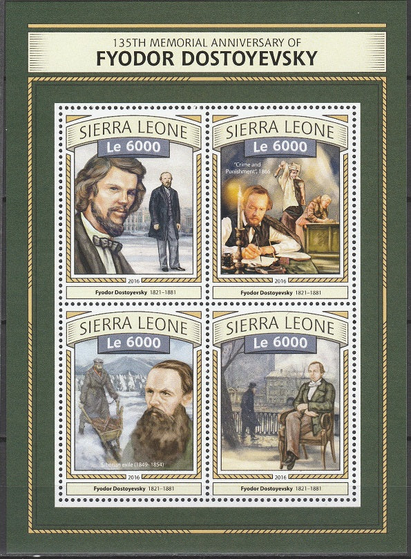 Sierra Leone 2016 MNH Personalitati
