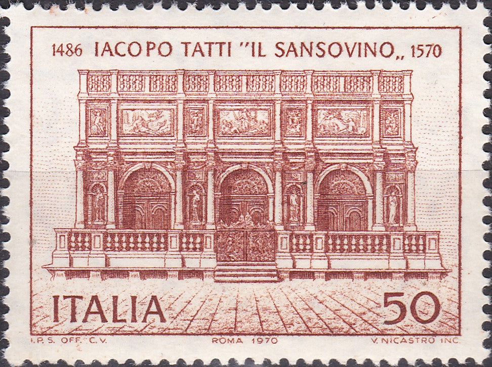 Italia 1970 MNH Clădiri