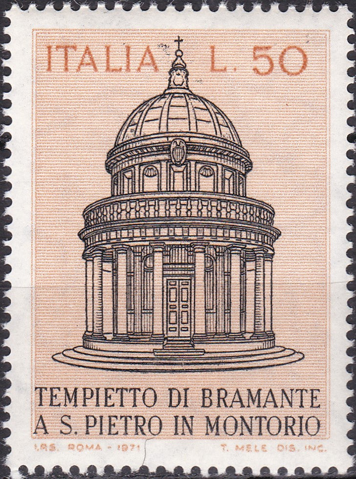 Italia 1971 MNH Clădiri