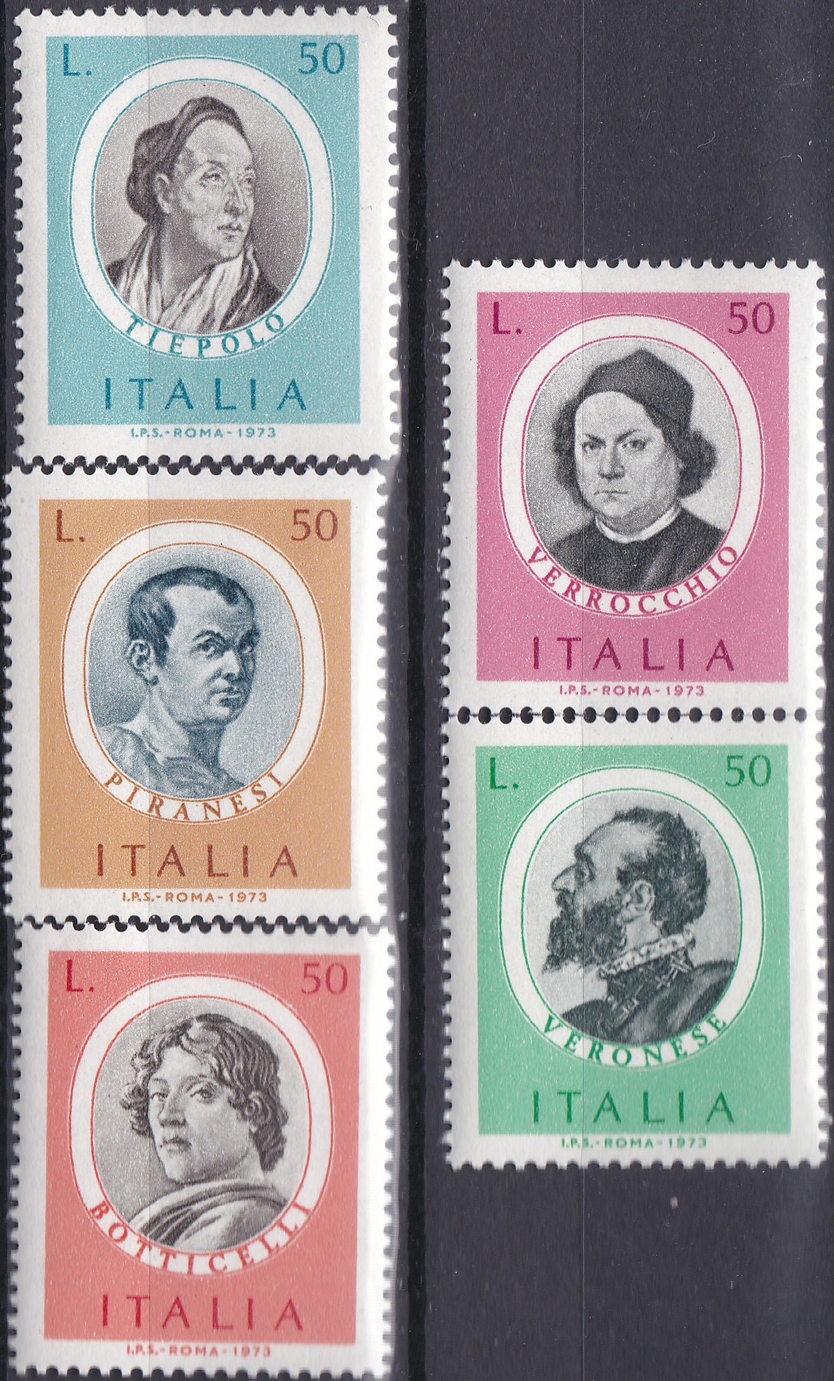 Italia 1973 MNH Personalități