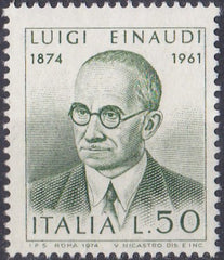 Timbru Italia 1974 Einaudi