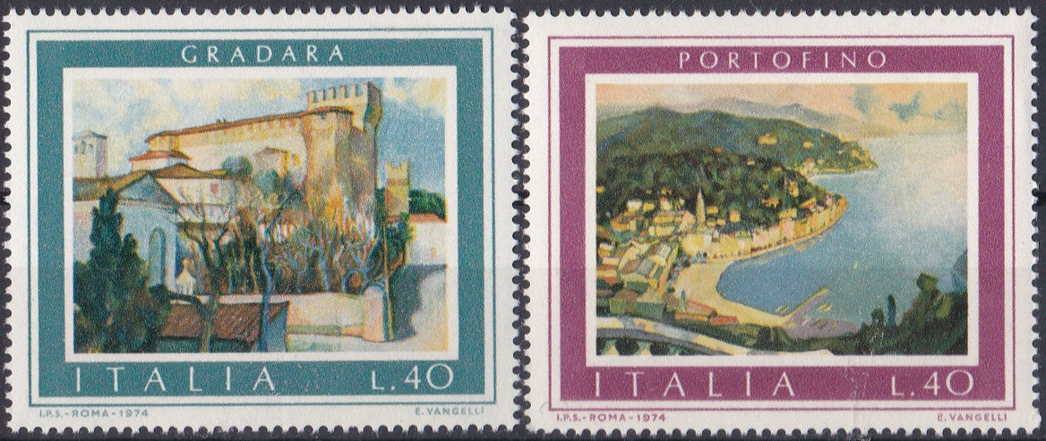 Timbru Italia 1974 Turism