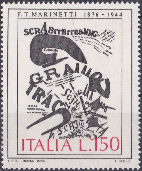 Timbru Italia 1976 Personalități