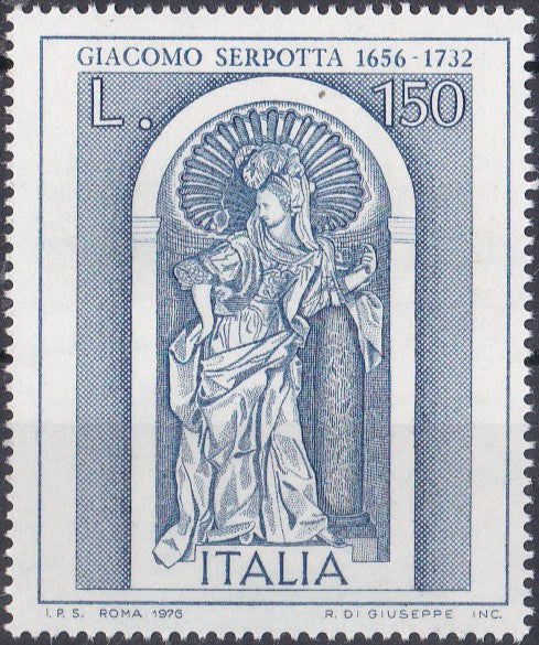 Timbru Italia 1976 Artă