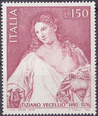 Timbru Italia 1976 Artă
