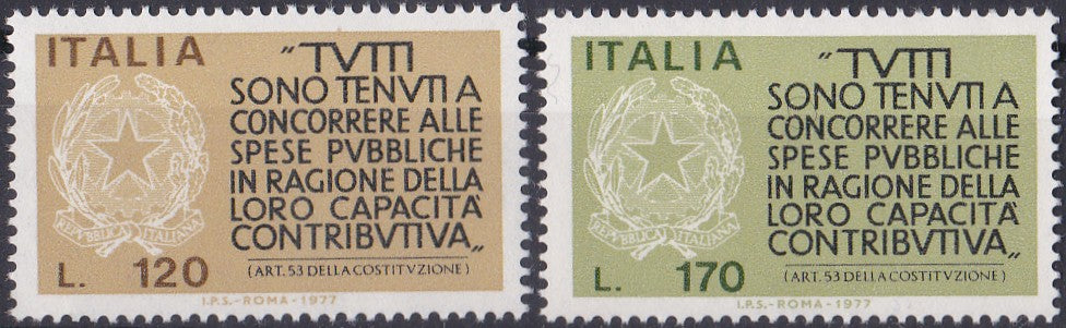 Timbru Italia 1977 Comemorative