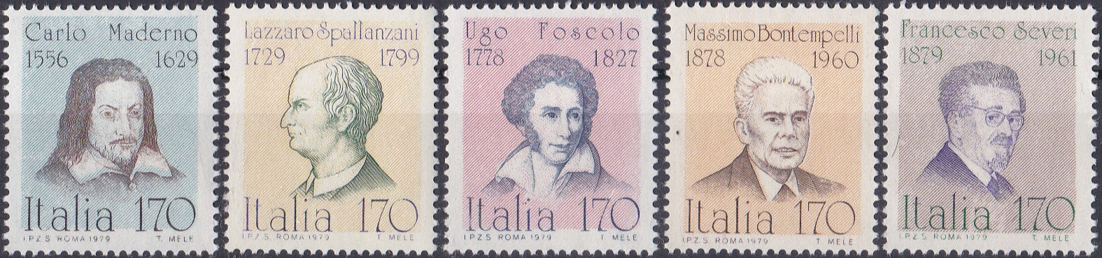 Timbru Italia 1979 Personalități