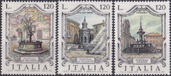 Timbru Italia 1979 Arhitectură - fântâni