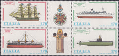 Timbru Italia 1979 Nave și marină