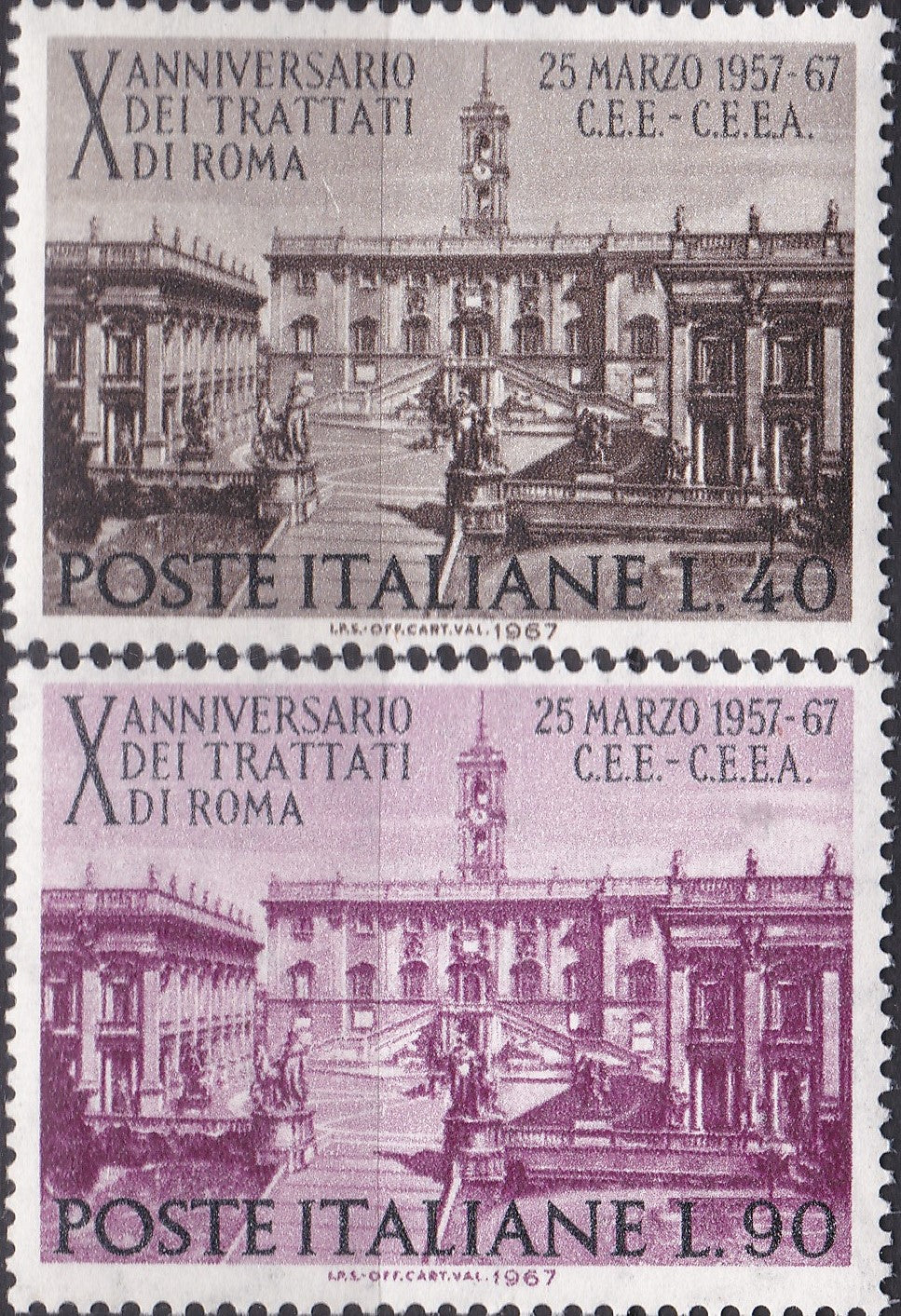 Italia 1967 MNH Istorie
