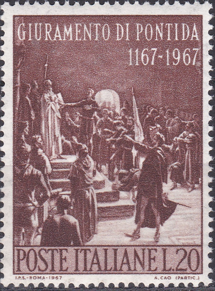 Italia 1967 MNH Istorie