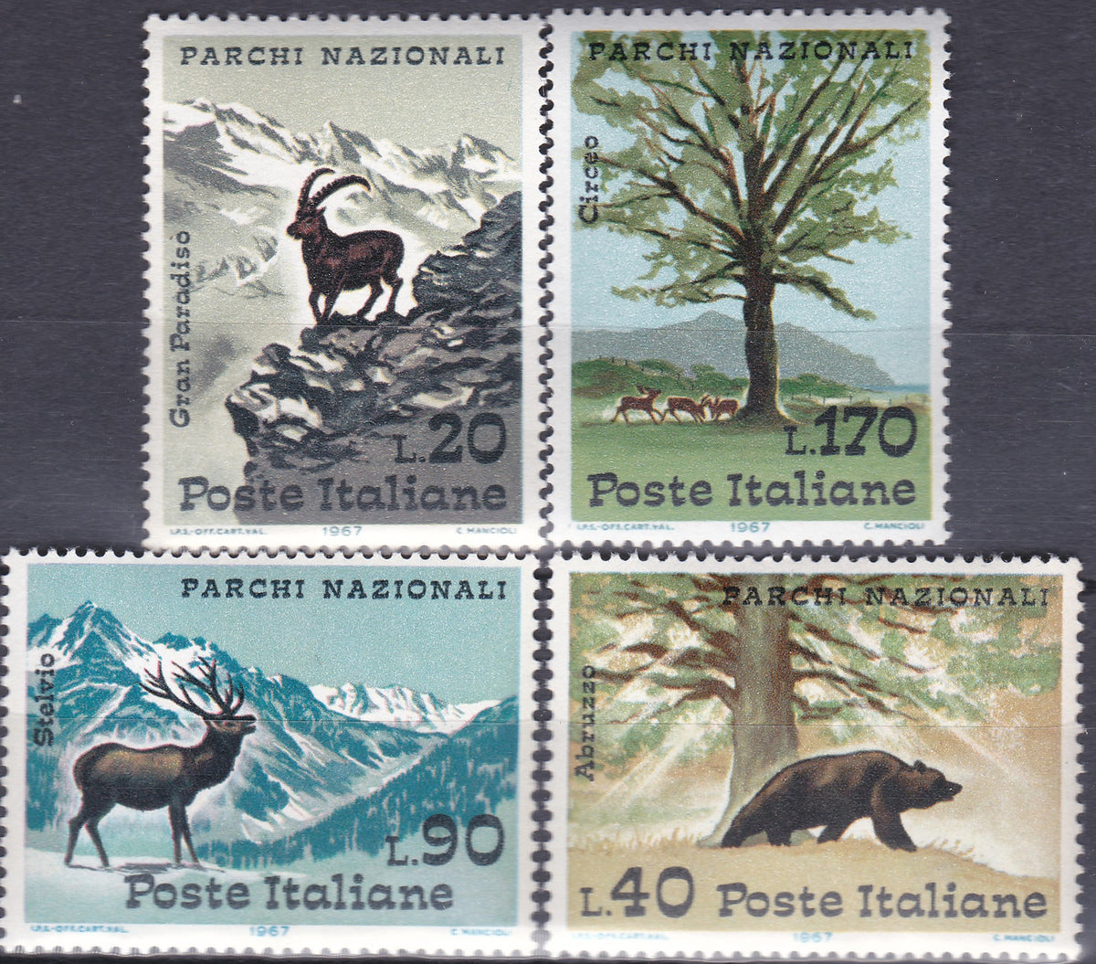 Italia 1967 MNH Fauna