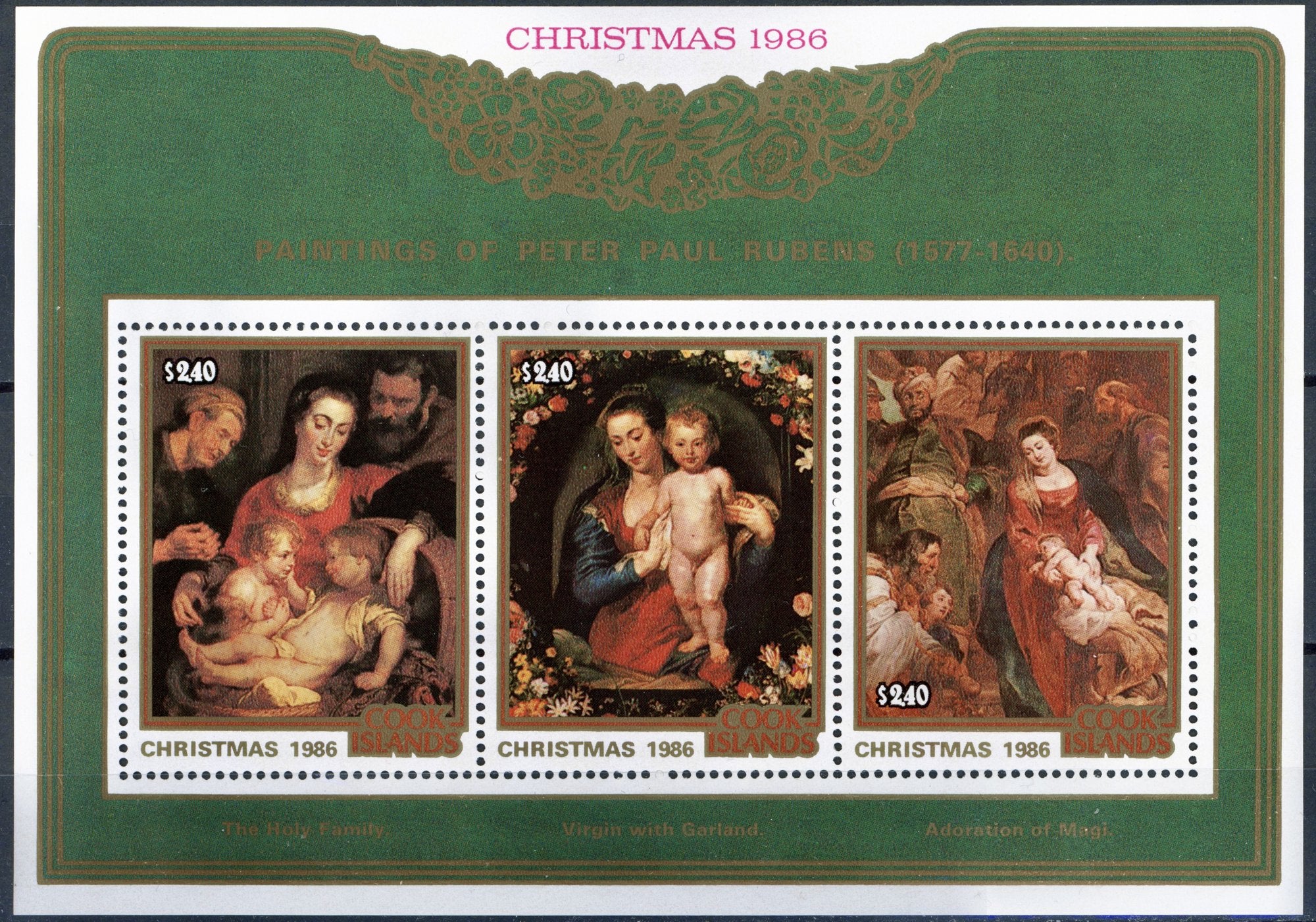 Timbru Insulele Cook 1986 MNH - Arta