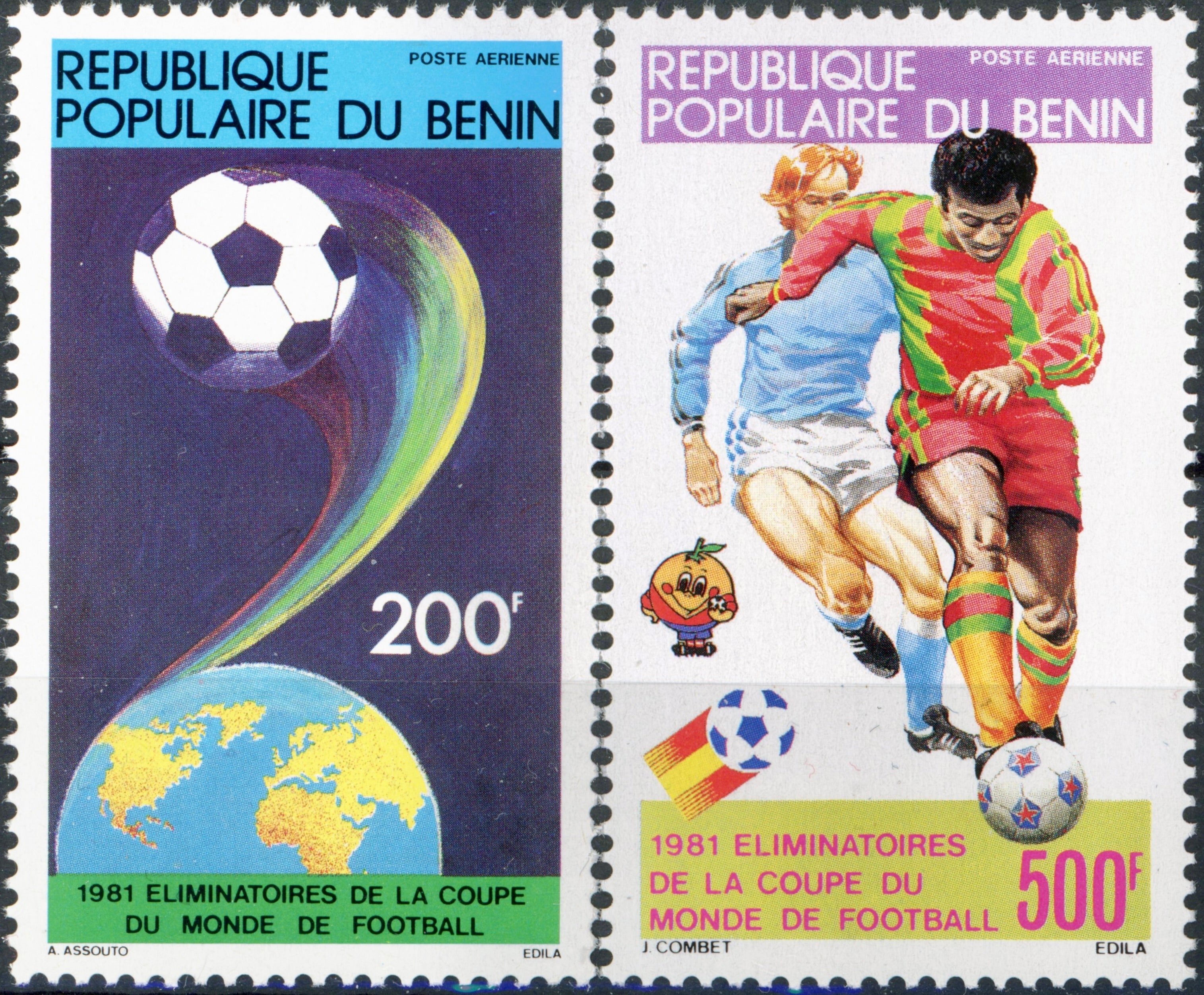 Timbru Benin 1981 MNH - Sport
