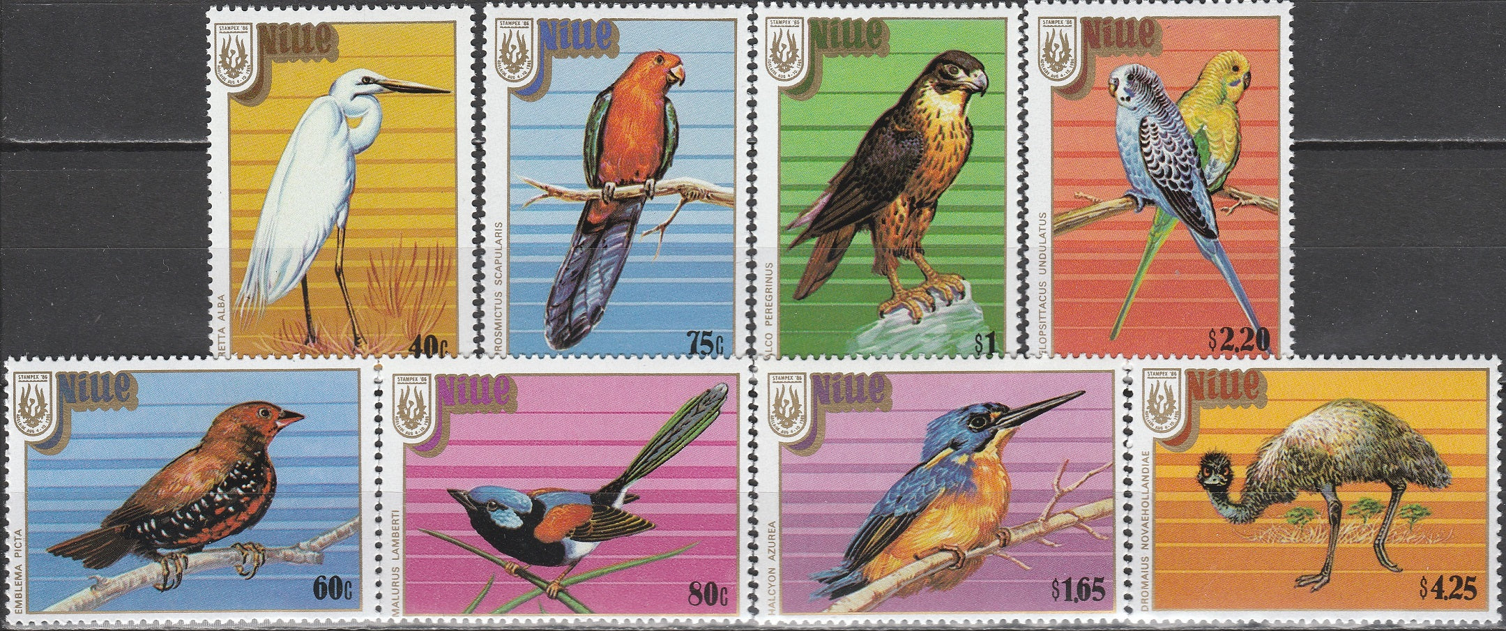 Timbru Niue 1986 MNH - Fauna Pasari