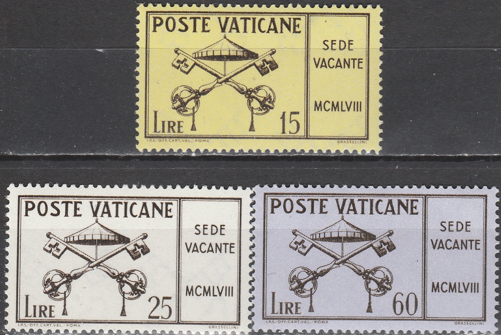 Timbru Vatican 1958 MNH - Religie
