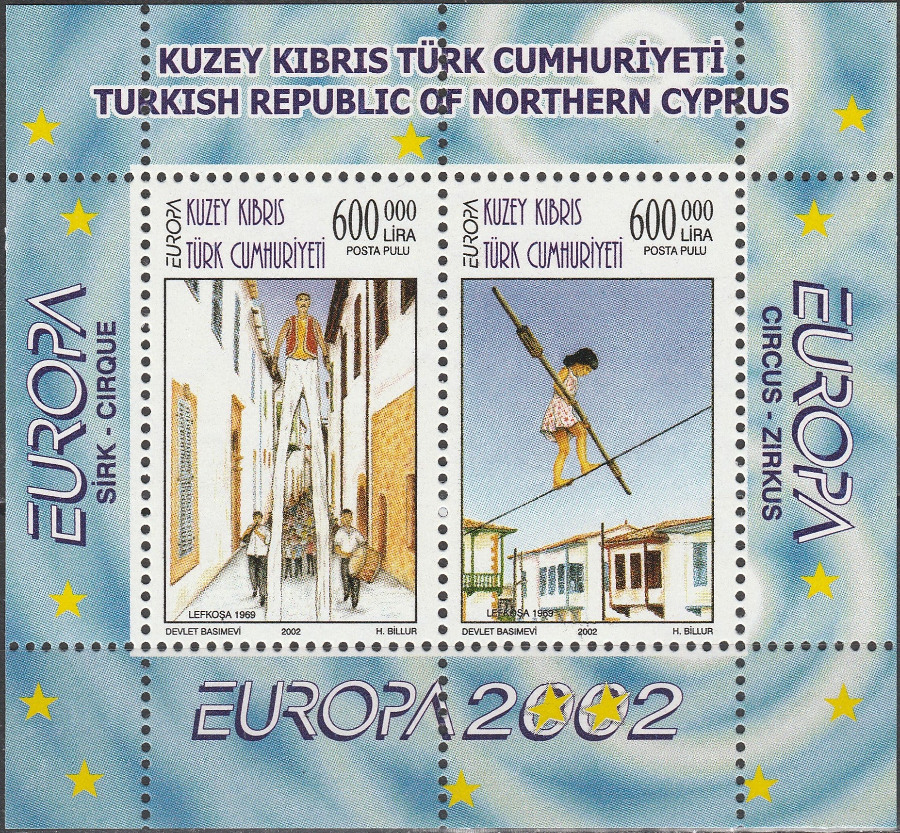 Timbru Cipru Turc 2002 MNH - Europa CEPT