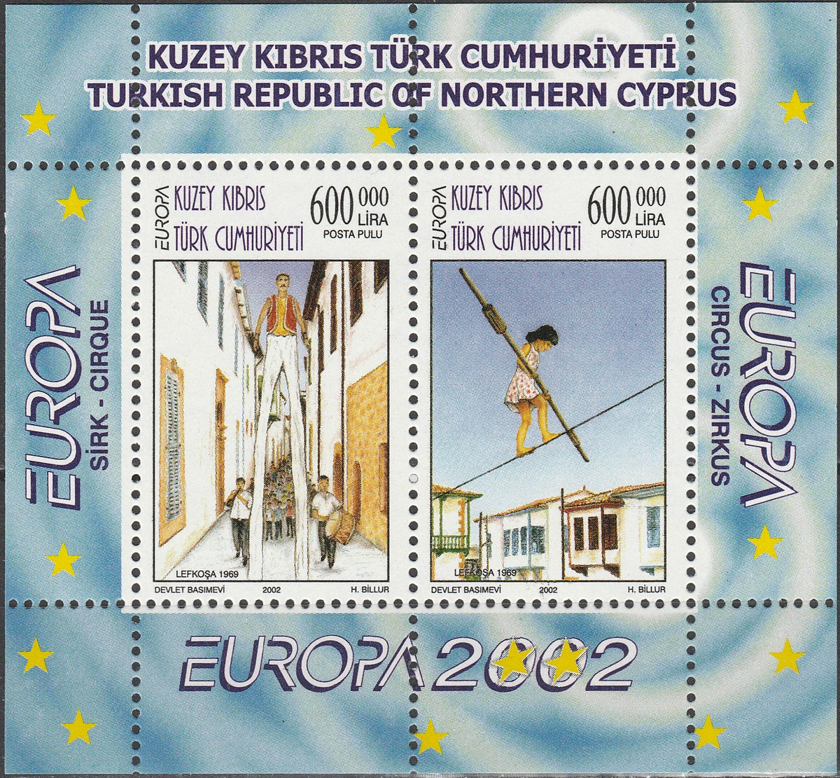 Timbru Cipru Turc 2002 MNH - Europa CEPT