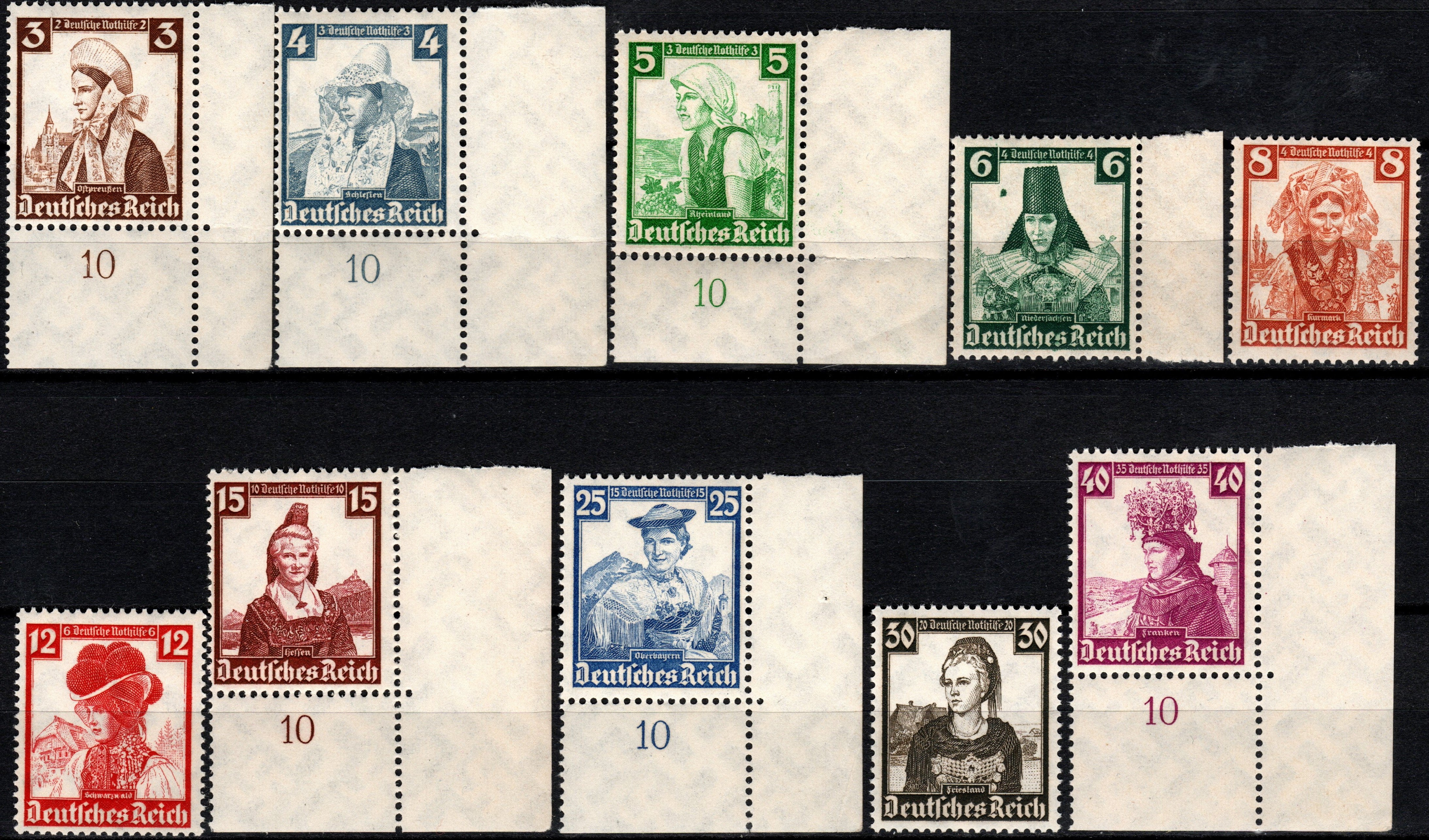 Timbru Imperiul German 1935 MNH - Istorie