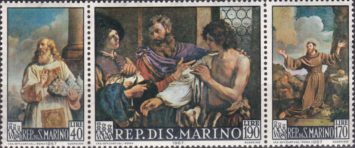 Timbre San Marino MNH 1967 Personalități