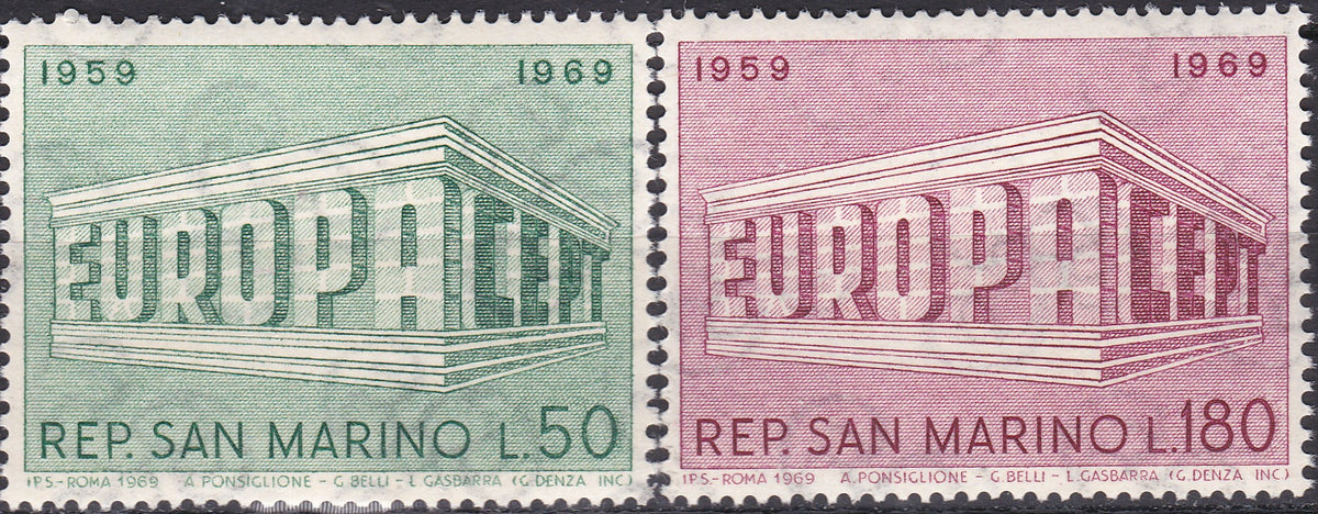Timbre San Marino MNH 1969 Europa CEPT